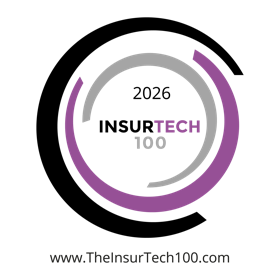 Official InsurTech100 2026 badge